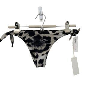 Mikoh Black and White Bikini Bottom